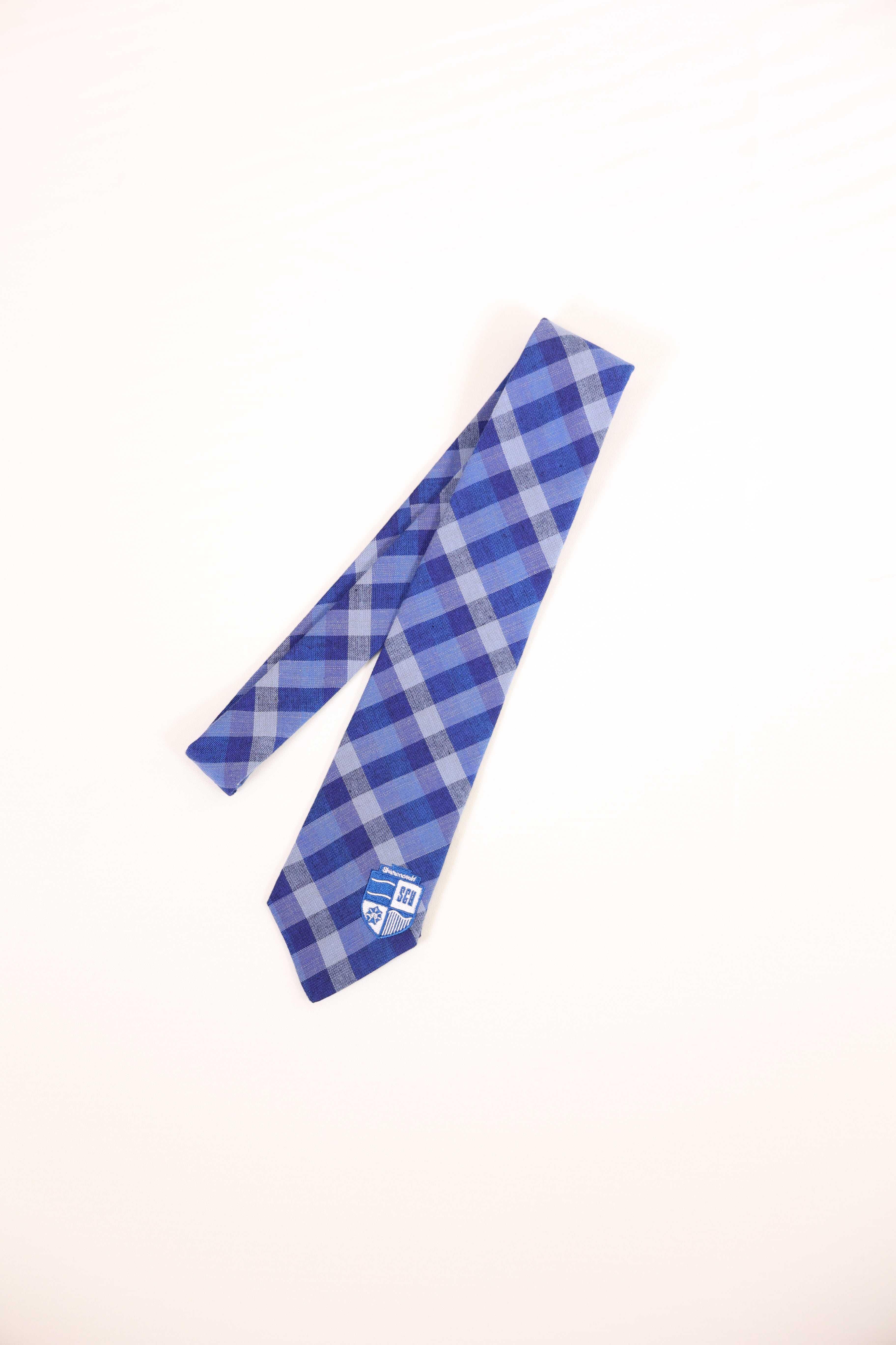 下関市大プロダクト　ネクタイ　市松藍