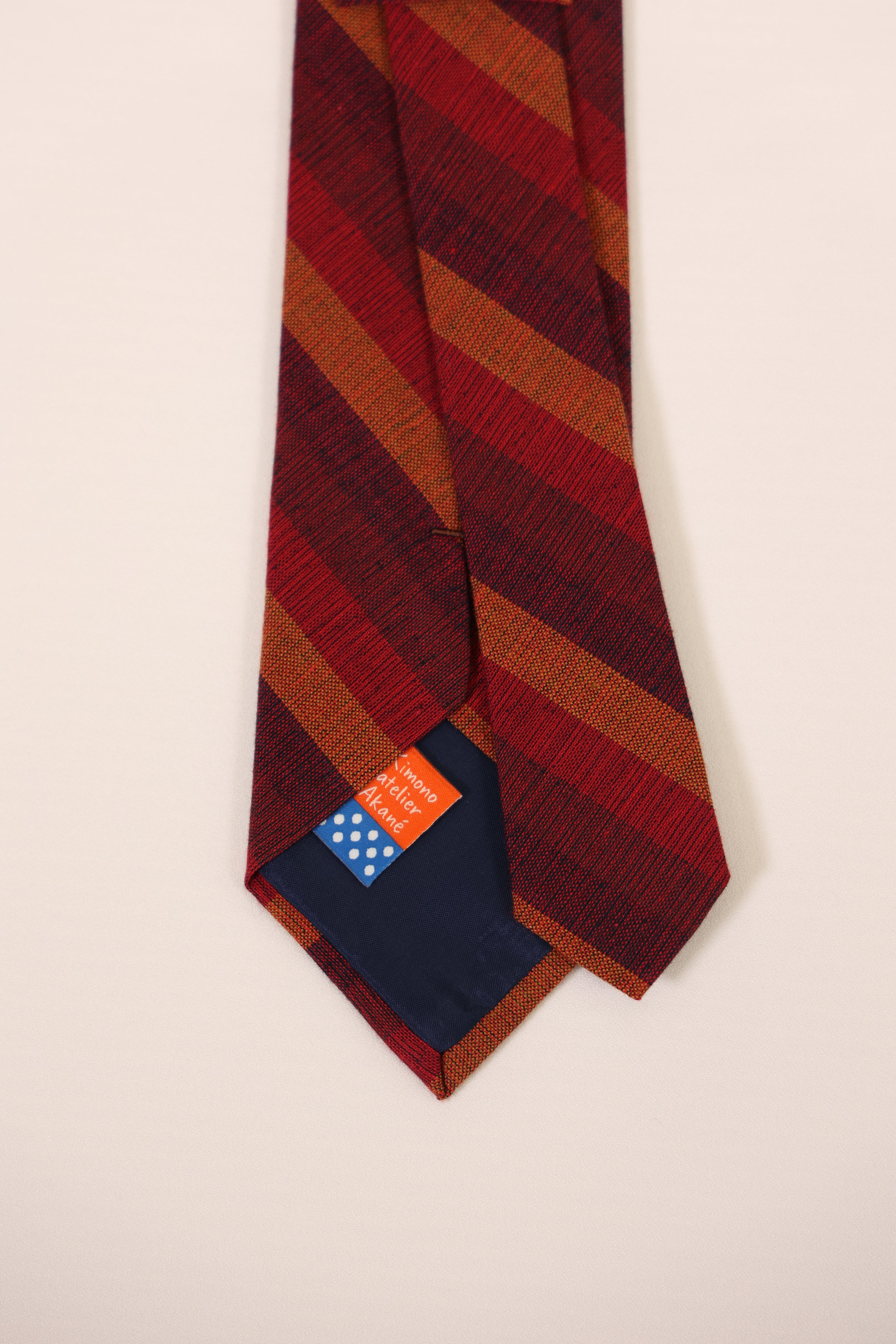 下関市大プロダクト　ネクタイ　夕陽緋